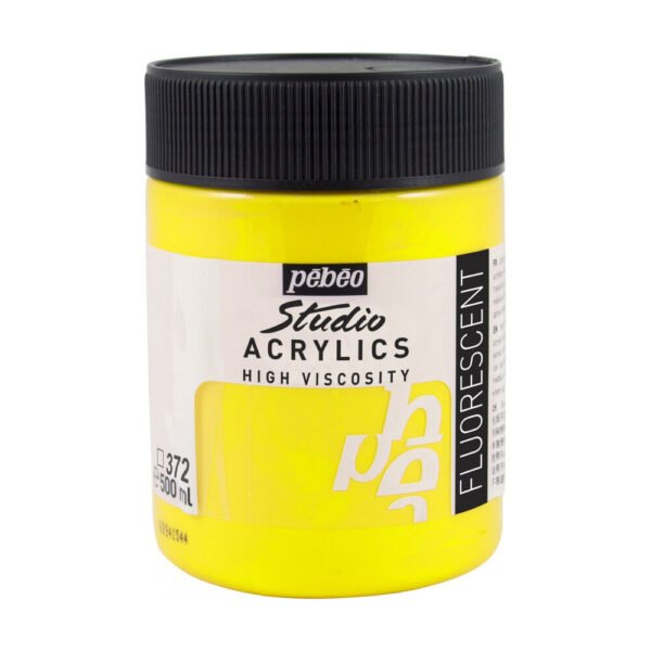 PB40 ACRY STUD 500 ml N°372 JAUNE FLUORESCENT