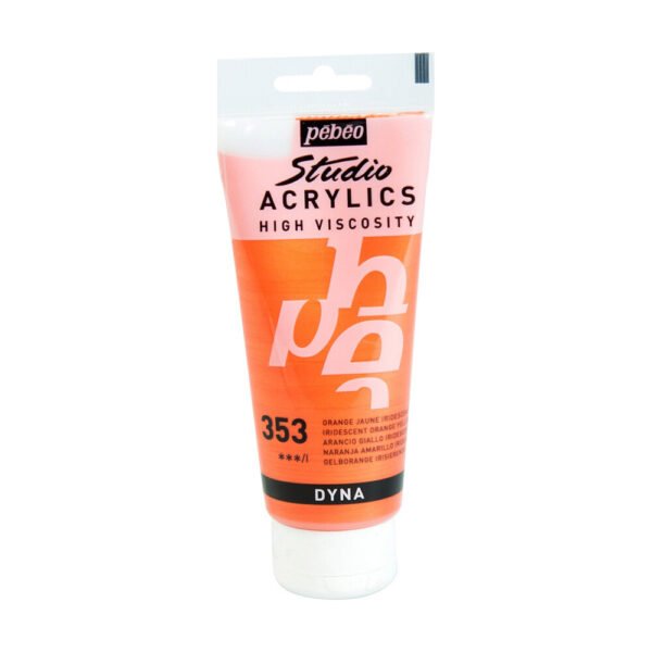 PB39 ACRY STUD 100 ml N°353 ORANGE JAUNE IRIDESCENT